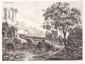 Ruinen am Stadtrand von Anthonie Waterloo