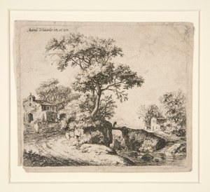 Die Kapelle mit Stufen