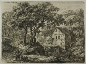 Die Mühle im Wald