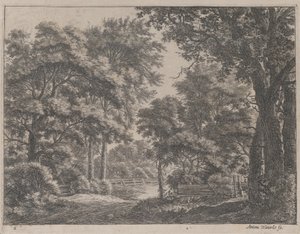 Die gestutzten Haine, 17. Jahrhundert von Anthonie Waterloo