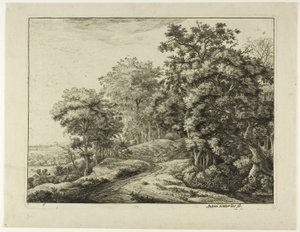 Zwei Männer in der Mulde von Anthonie Waterloo