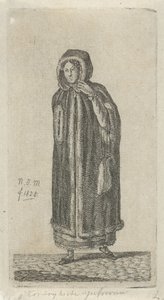 Frau mit Mantel
