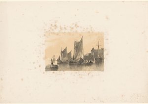 Segelboote auf dem Fluss