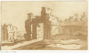 Ruinen des großen Saals der Caracalla-Thermen, Rom