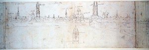 Brügge von Anthonis van den Wyngaerde
