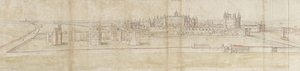 Hampton Court Palace von Norden von Anthonis van den Wyngaerde