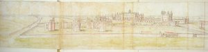 Hampton Court Palace von Norden von Anthonis van den Wyngaerde
