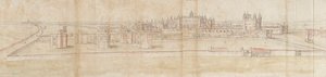 Hampton Court Palace von Norden von Anthonis van den Wyngaerde