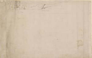 Panorama von London, gesehen von Southwark: Lambeth, 1554
