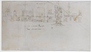 Der Brunnenhof, Hampton Court Palace, ca. 1544 von Anthonis van den Wyngaerde