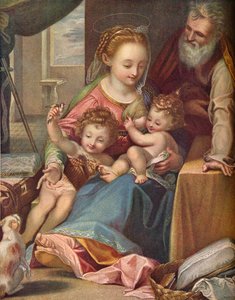 Die Madonna der Katze La Madonna del Gatto, ca. 1575, 1906 von Anthony Cardon