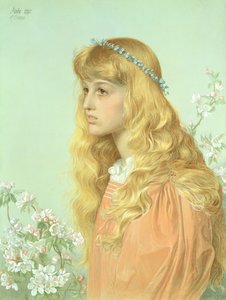 Porträt von Miss Adele Donaldson, 1897 von Anthony Frederick Augustus Sandys