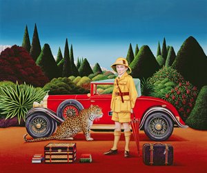 Roter Rolls Royce von Anthony Southcombe
