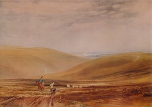 Die Downs bei Beachy Head, 1844 von Anthony Vandyke Copley Fielding
