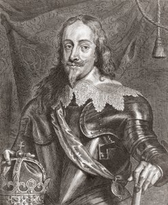 König Karl I., König von England, Schottland und Irland von Anthony van (after) Dyck