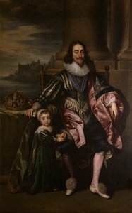 König Karl I. und Prinz Charles von Anthony van (after) Dyck
