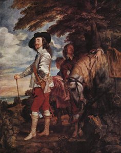 Karl I. bei der Jagd von Anthony van Dyck