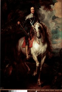 Reiterporträt von Karl I. Stuart (1600 - 1649), König von England von Anthony van Dyck