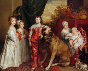 Die fünf ältesten Kinder von Karl I. von Anthony van Dyck