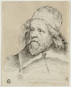 Inigo Jones (recto); Skizze eines weiblichen Kopfes (verso)