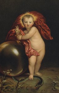 Jesus zertritt die Schlange von Anthony van Dyck