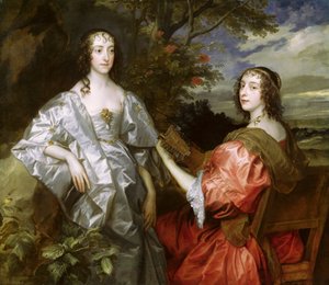 Katherine, Gräfin von Chesterfield, und Lucy, Gräfin von Huntingdon, ca. 1636-40