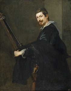Mann mit einer Laute, zwischen 1621 und 1630