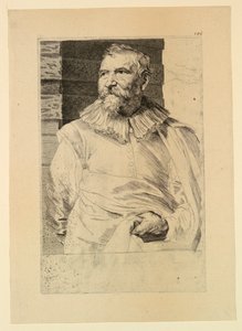 Porträt von Adam van Noort, aus den Icones Principum Virorum