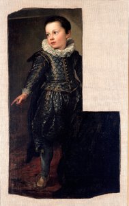 Porträt von Ansaldo Pallavicino (geb. 1622) als Kind Gemälde von Antonie Van Dyck (1599-1641) ca. 1625 Dim. 288x198 cm Genua, Galleria Nazionale di Palazzo Spinola