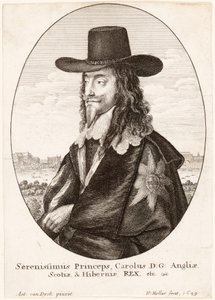 Porträt von Karl I., veröffentlicht 1649