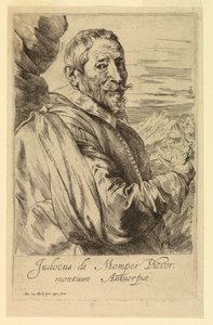 Porträt von Josse de Momper, aus den Icones Principum Virorum