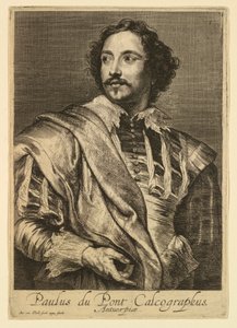 Porträt von Paulus Pontius, aus den Icones Principum Virorum von Anthony van Dyck