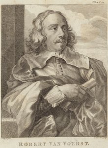 Porträt von Robert van Voerst von Anthony van Dyck