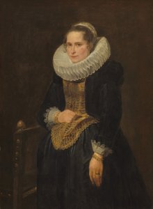 Porträt einer flämischen Dame, wahrscheinlich 1618 von Anthony van Dyck
