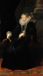 Porträt einer genuesischen Dame von Anthony van Dyck