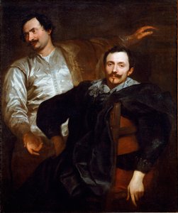 Porträt der Maler Lucas und Cornelis von Wael