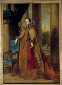 Vermutetes Porträt der Marquise Geromina Spinola Doria aus Genua von Anthony van Dyck