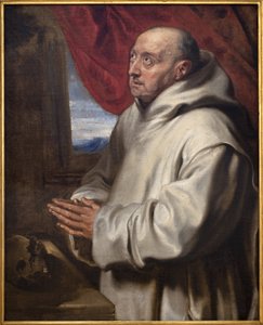Heiliger Bruno (Bruno der Kartäuser, um 1030-1101). Gemälde von Antoine (Antoine oder Antoon oder Anton) Van Dyck (1599-1641), Öl auf Leinwand.
