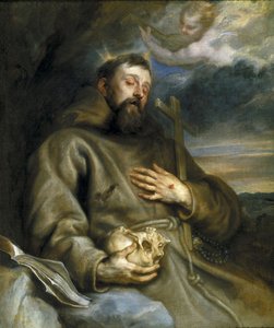 Der heilige Franziskus von Assisi in Ekstase von Anthony van Dyck