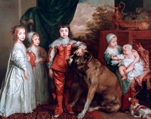 Die fünf ältesten Kinder von Charles I von Anthony van Dyck