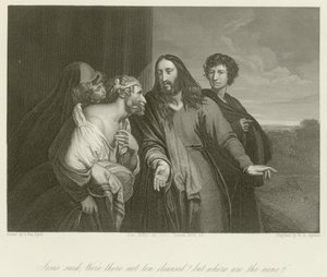 Wurden nicht zehn gereinigt von Anthony van Dyck