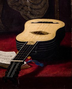 Theorbospieler (Detail)