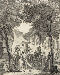 Die Parade auf dem Boulevard von Antoine Jean Duclos