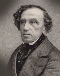 Porträt des Komponisten Giacomo Meyerbeer 1791-1864, 1860 von Antoine Barbizet