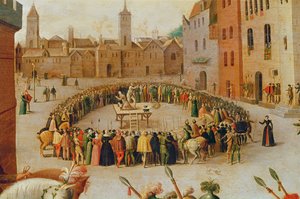 Die Hinrichtung von Sir Thomas More im Jahr 1535