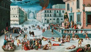 Das Massaker des Triumvirats von Antoine, Caron