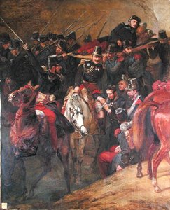 Der Angriff auf Muzayah von Antoine Charles Horace Vernet