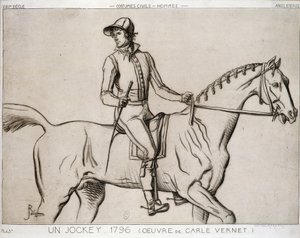 Jockey von Antoine Charles Horace Vernet