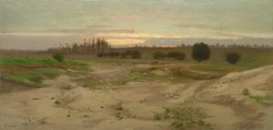 Die Marlgrube bei Mulcent: Abend, nach 1857 von Antoine Chintreuil