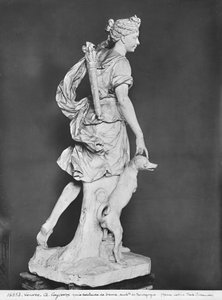 Marie-Adelaide de Savoie, Herzogin von Burgund, als Diana die Jägerin, 1709 (Marmor)